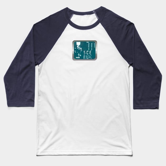 TRY SCE TO AUX Baseball T-Shirt by alittlebluesky